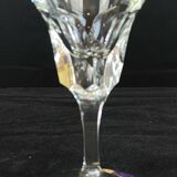 set of 6 antique cut crystal wine glasses in tulip shape from the pres