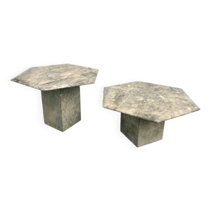 paire de tables basses - italiennes