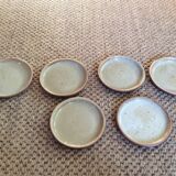 Series of 6 sandstone plates