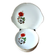 Dessert service 12 plates orchies moulin des loups traviata motif