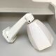 Art deco wall lamp in opaline and porcelain