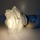 Art Deco wall lights in porcelain and glass paste - 1930s/40s