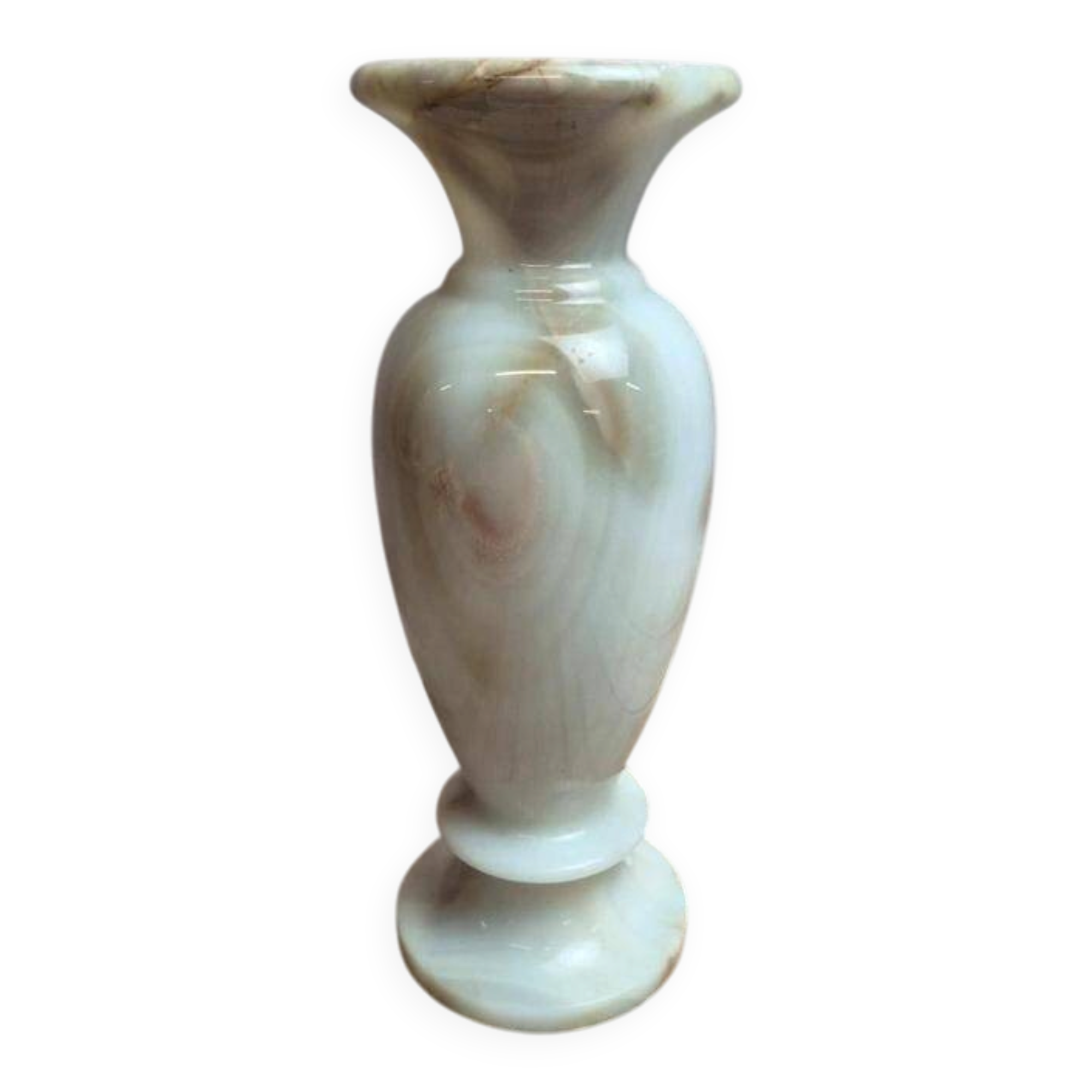 Vintage vase in natural onyx – 23 cm
