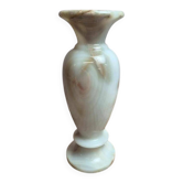 Vase vintage en onyx naturel – 23 cm