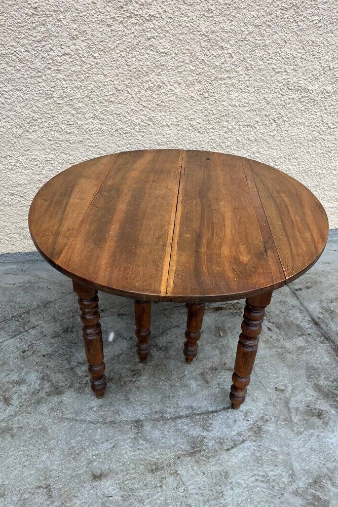 Solid walnut kitchen table