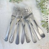 Set of 8 Vintage Mismatched Forks