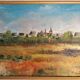 Oil on canvas "a Village in Brittany" signed by Raymond Scuiller