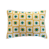 Vintage crochet cushion