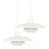 Pair of 2 Danish PH 4/3 pendant lamps by Poul Henningsen, Louis Poulsen1966