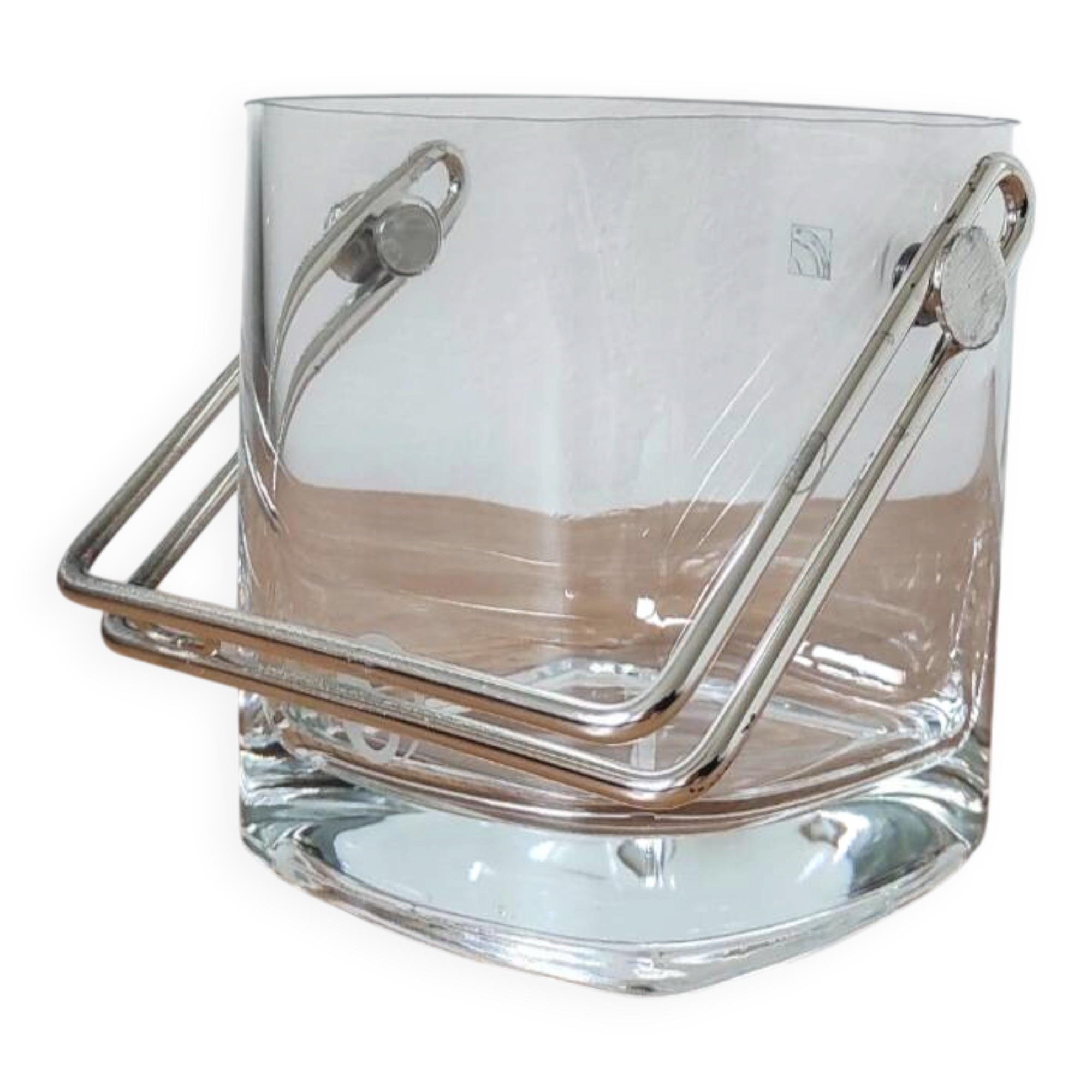 Vintage ice bucket Luigi Bormioli-Italy