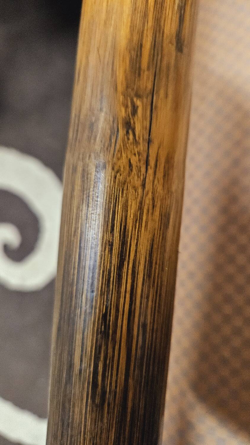 Set of 4 bamboo armchairs from the 80s