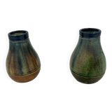 Duo of ceramic vases