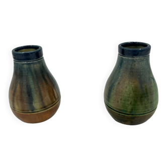 Duo of ceramic vases