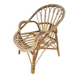 Fauteuil en rotin 1960