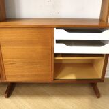 Scandinavian “String Parad” teak bookcase, Sweden, 1960