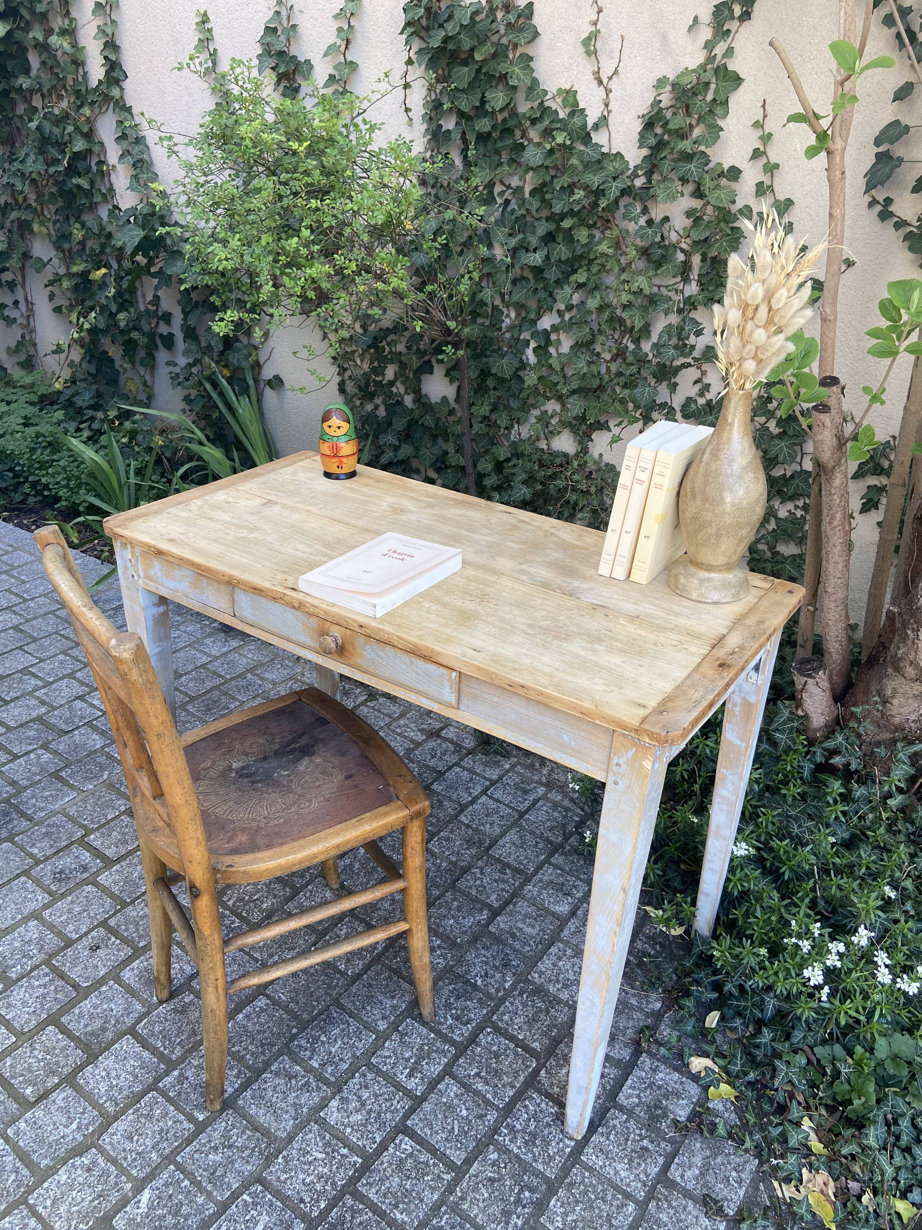 Small vintage farm table 1940 / 50
