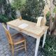 Small vintage farm table 1940 / 50