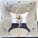 White metal wall sconce by Shogo Suzuki for Orno, Finland 1960's