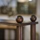 Beech shelf with ball feet, 1960s