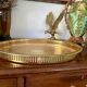 Engraved brass top