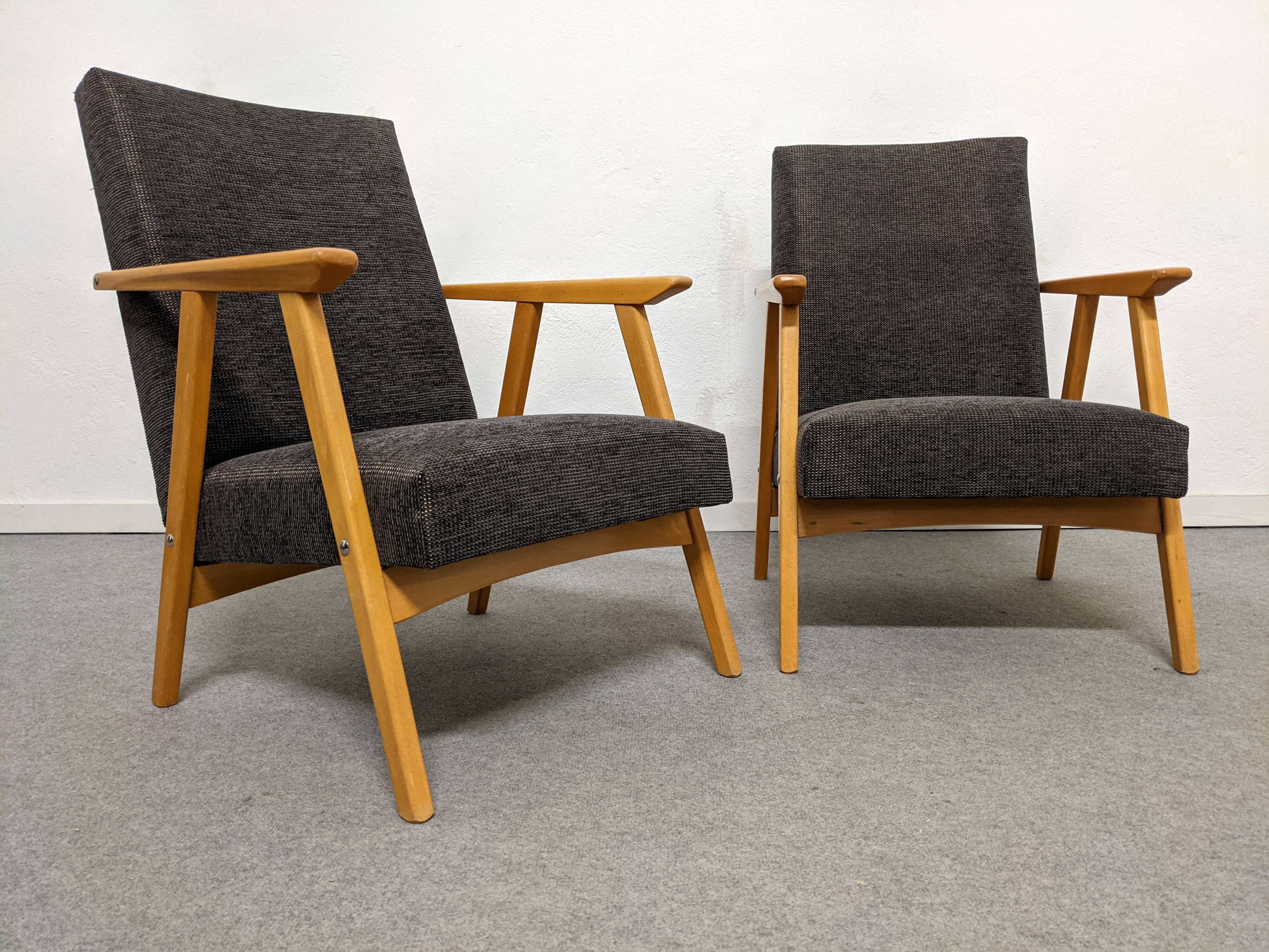 Pair of vintage armchairs from the 50s/60s