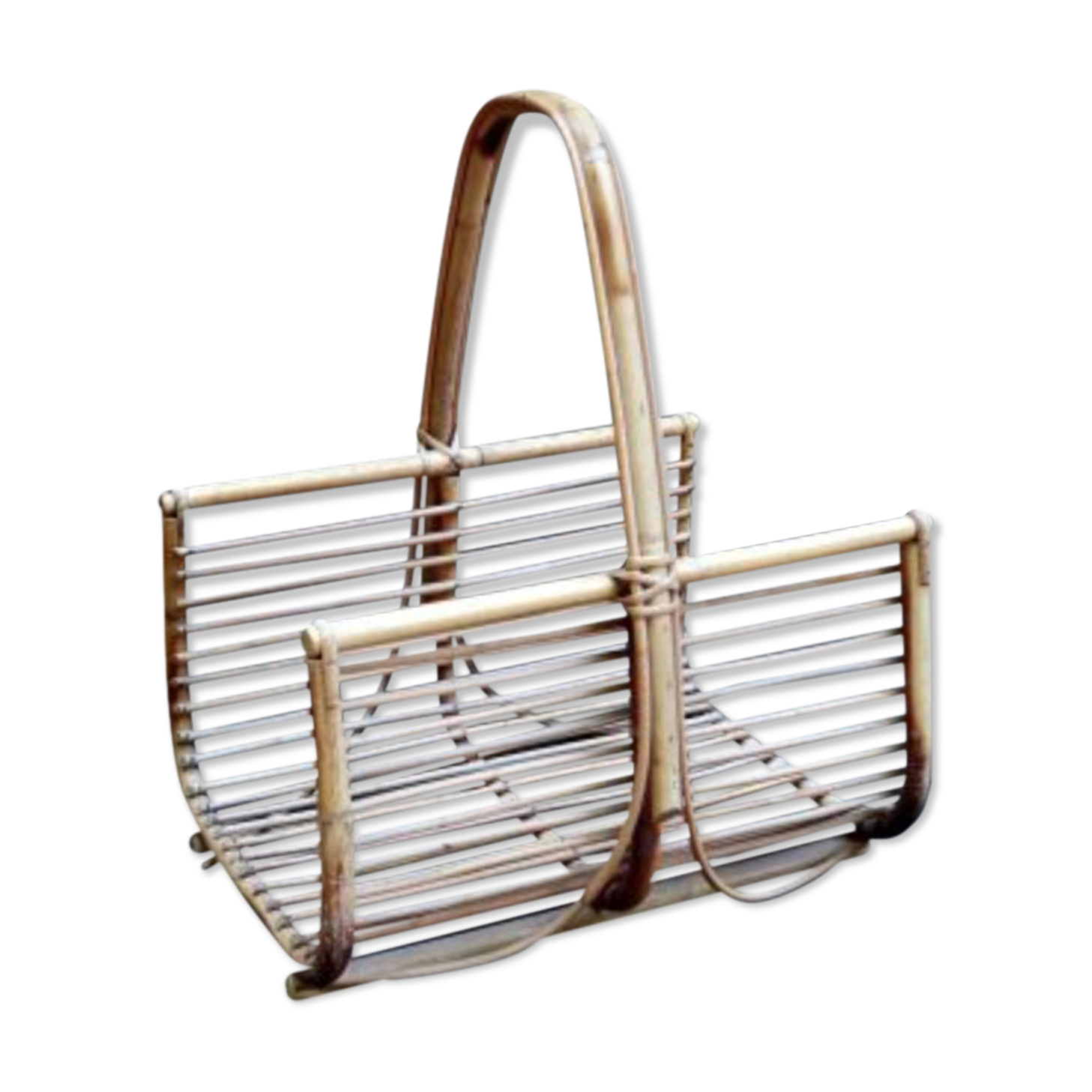 Log Rack bamboo of the 1960s