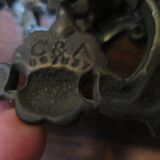 Art Deco chest of drawers with 4 drawers in oak, France 1930s-50s