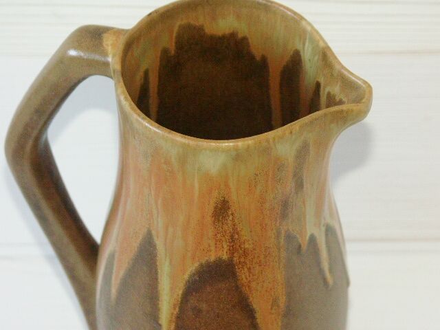 Pitcher 1.5L flaming sandstone varnished vintage 50s
