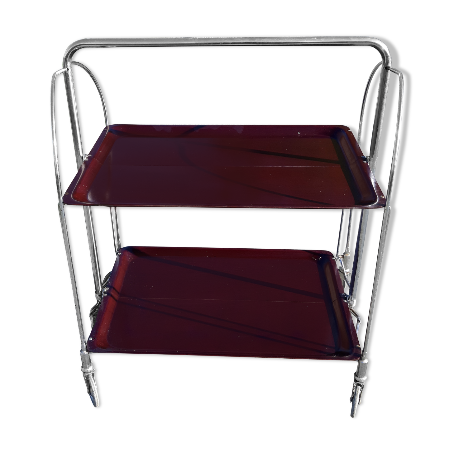 Vintage Dessert Foldable Chrome and Hard Plastic "Germinol"