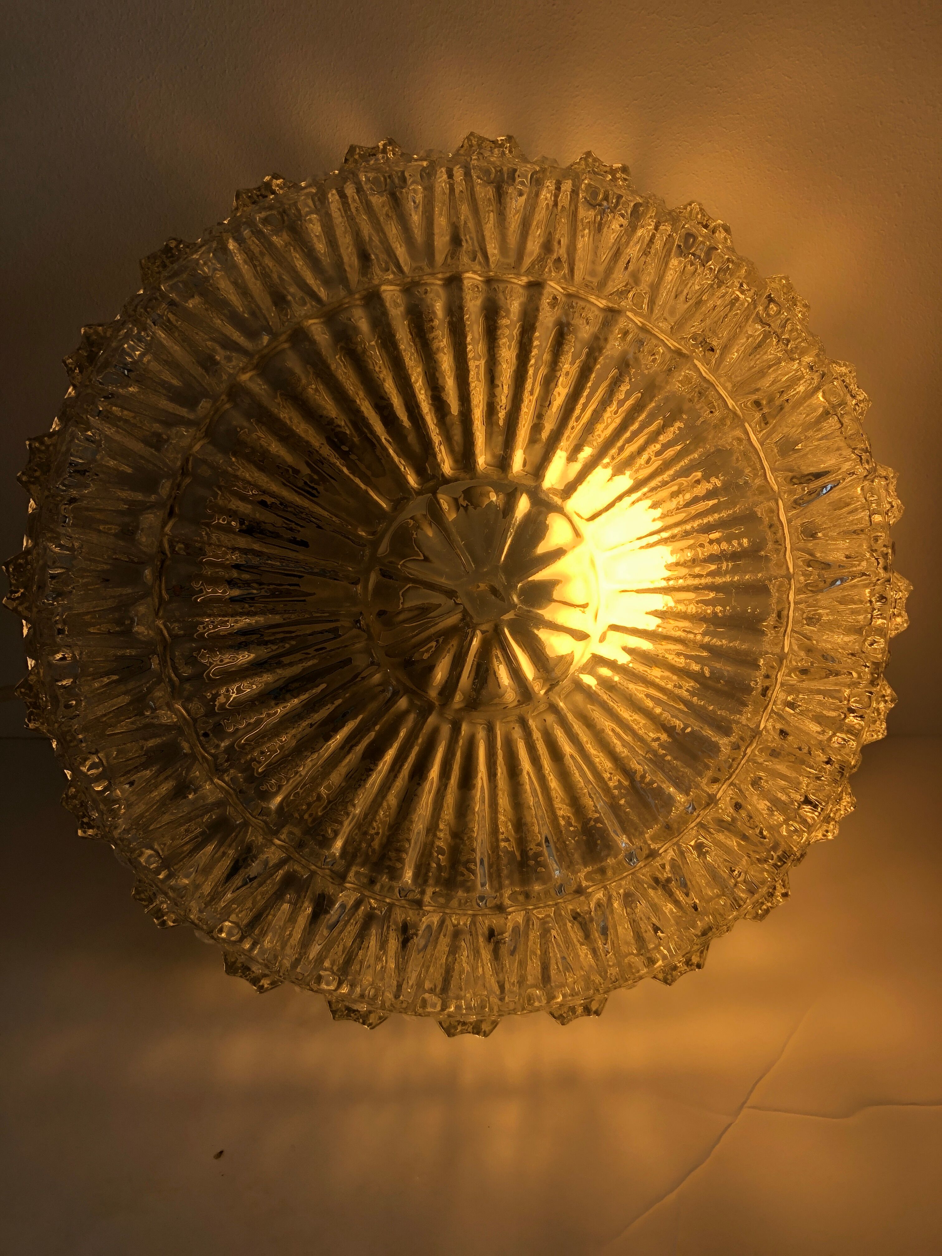 Vintage round ceiling lamp RZB