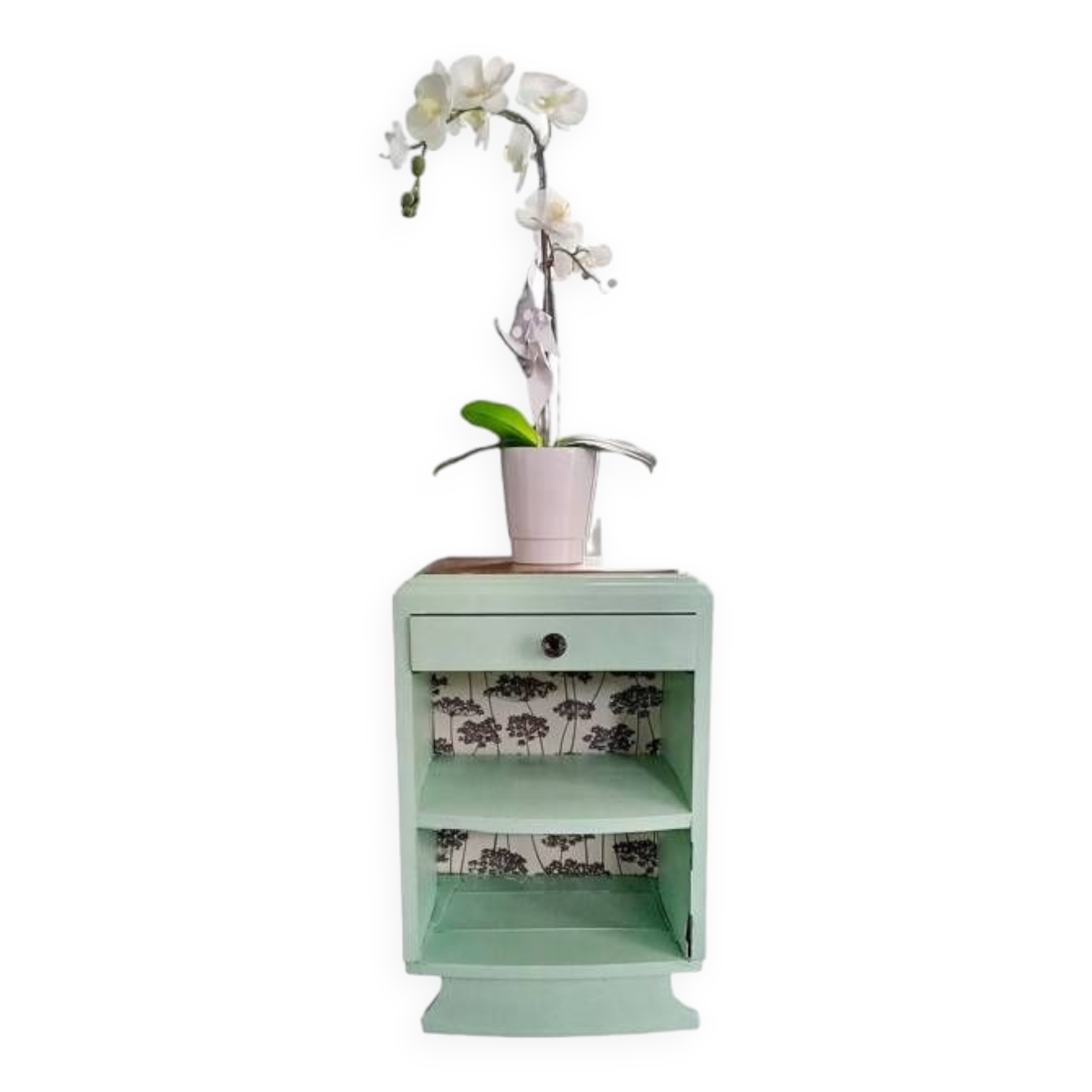 Revamped art deco bedside table