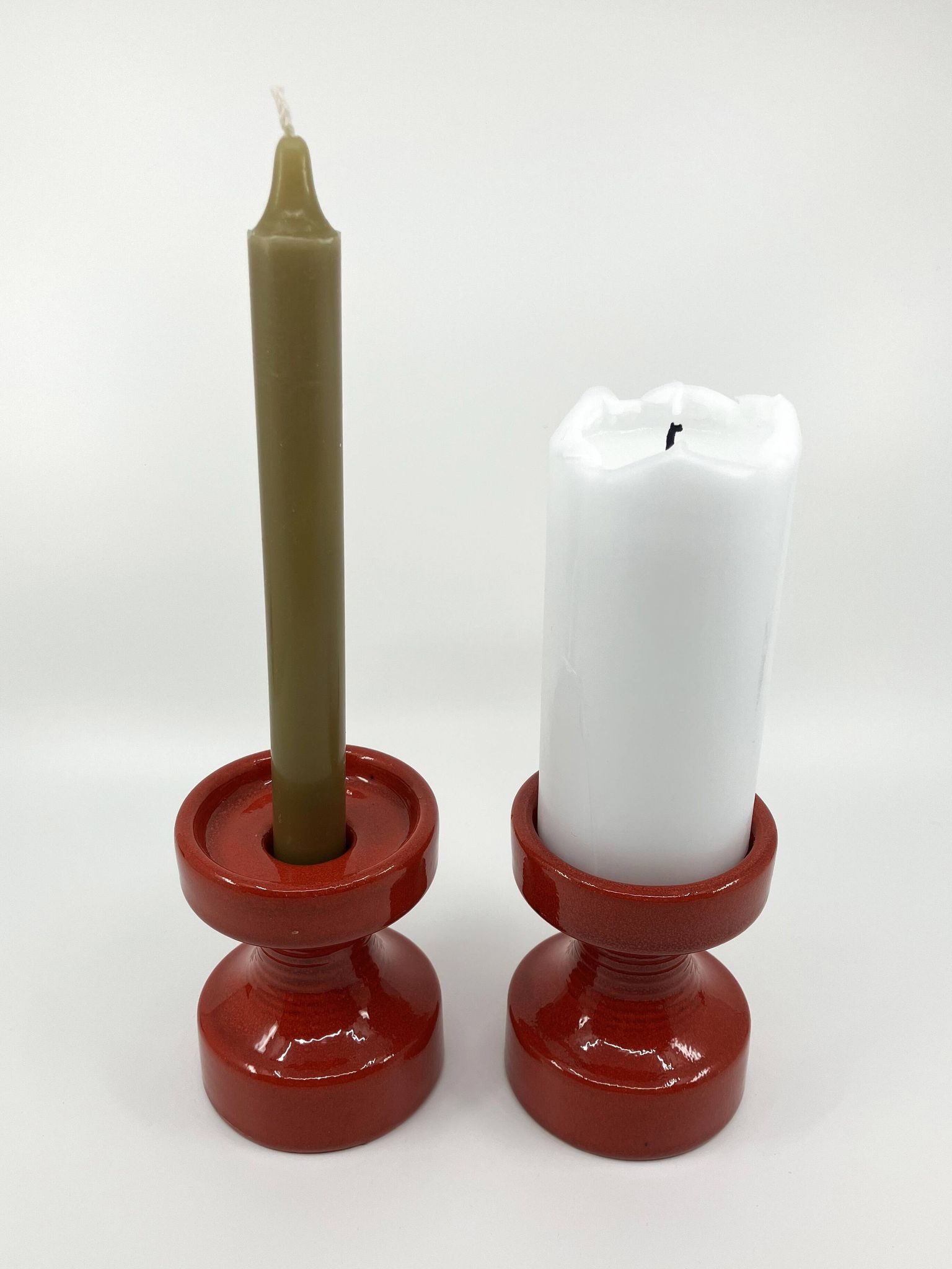 2 Steuler ceramic candle holders • Design Cari Zalloni • Circa 60-70