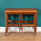 Retro Teak 1960s Mcintosh Nest Of 3 Tables Coffee Tables
