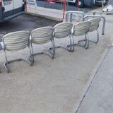 Six Sabrina model chairs by Gastone Rinaldi for Rima circa 1970