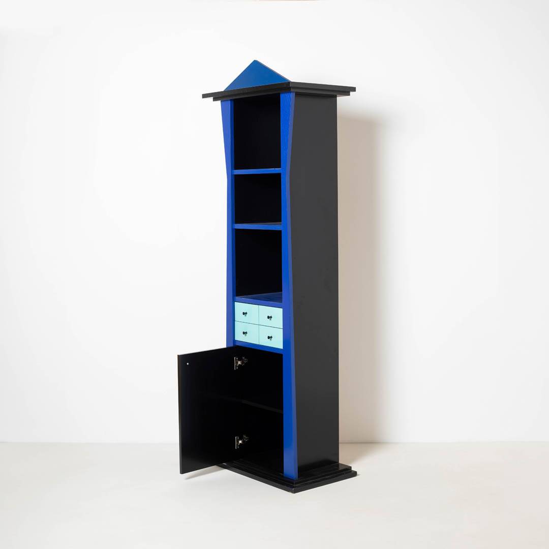 Postmodern Cabinet / Bookcase attributed to Peter Maly, Germany, 1980s