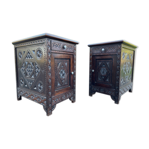 Paire de chevets meuble