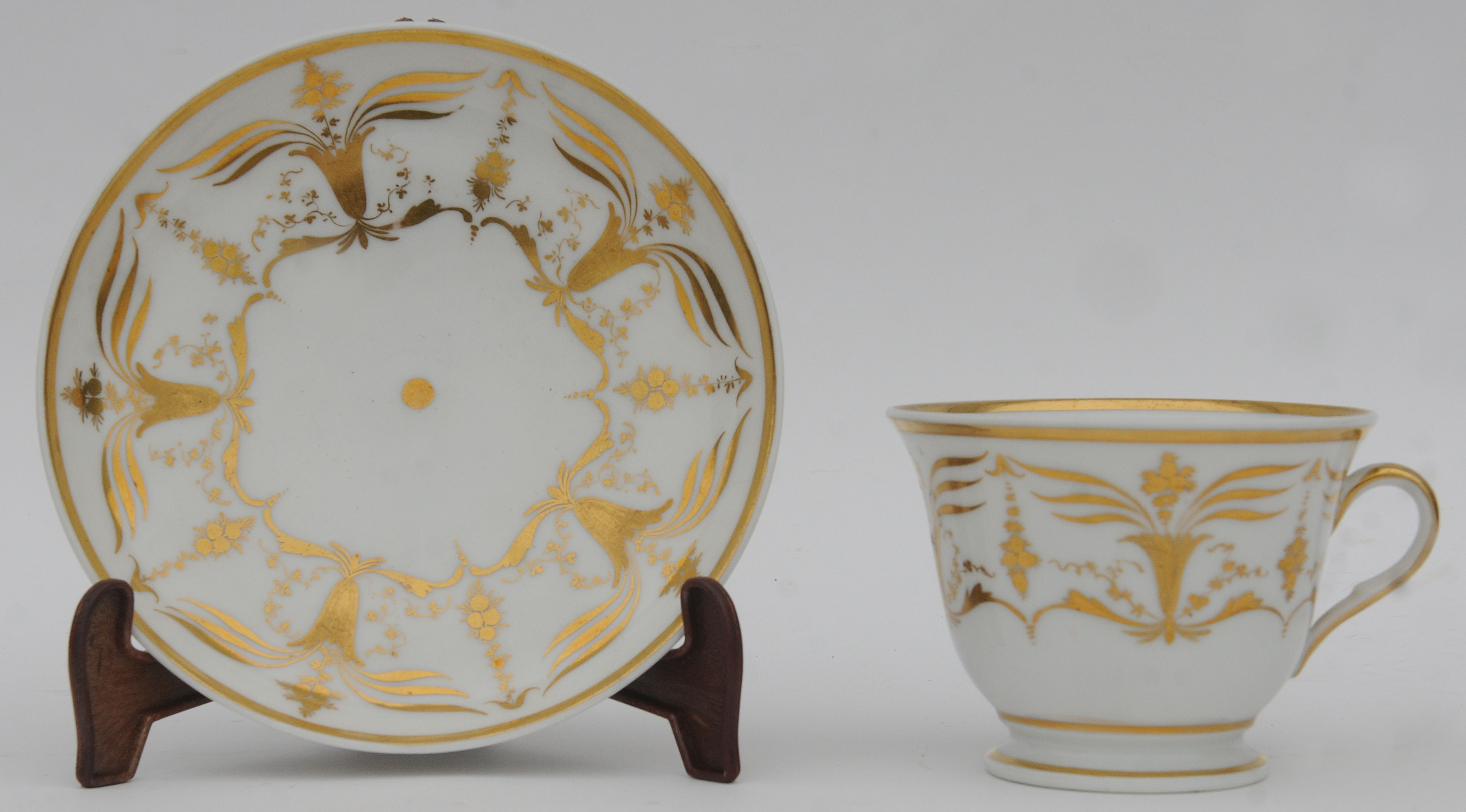 Paris porcelain cup and cup