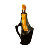 Vallauris-stamped ceramic carafe