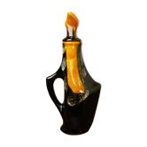 Vallauris-stamped ceramic carafe
