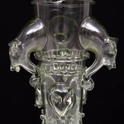 Vase en verre d'art vénitien du début du XXe siècle