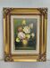 Framed flower bouquet tableau XXth