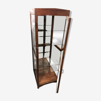Ancienne vitrine, meuble de métier vintage
