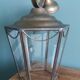Brass and glass lantern