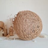 Vintage natural fiber ball suspension