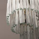 Cascade chandelier glass paolo venini 80s vintage modern
