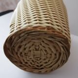 Vintage glass and wicker bottle