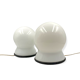 Sergio Asti, Set of 2 "Scafandro" Table Lamps, Candle, Italy 1970s
