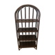 Vintage rattan bookcase