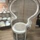 Antique armchair in rattan and wicker