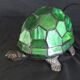 Turtle night light in regulated glass carcass stained glass way